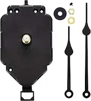 Hicarer Pendulum Clock Movement Replacement Long Shaft Pendulum Quartz Clock Movement Mechanism