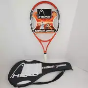 Head Radical Junior Tennis Racket w/ Cover - 4 in, Strung, MID, New Old Stock