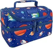 Sachi 'Style 235' Insulated Double Decker Lunch Bag - Outer Space