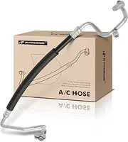 A-Premium A/C Discharge Line Hose Assembly Compatible with Mazda 3 Mazdaspeed 2007-2009 2.3L Turbocharged, Compressor to Condenser