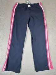 Nike Womens Track Pants Size XL Navy Blue Running Track Pants Joggers Gym