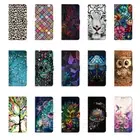 Case For Samsung A21S A23 A32 A33 A52S Printed Leather Wallet Flip Stand Cover