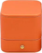 [Vaveren] Wedding Ring Box Leather Ring Box Decorative Jewelry Case Jewelry Organizer Ring Gift Case Rings Holder for Valentines