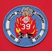 1997 CHICAGO FIRE DEPARTMENT ENGINE COMPANY 39 PATCH VINTAGE