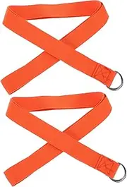 TOGEVAL 2pcs Yoga Strap Straps for Yoga Fitness Stretching Strap Yoga Extension Belt Yoga-straps Yoga Stretch Bands Yoga Band Carrying Strap for Yoga Mat Household Exercise Band