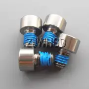 4pcs M6 x 8 mm Titanium Ti Screw Bolt Allen Hex Socket Cap Head + Thread Locker