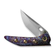 WE Knife Attor Frame Lock 23037-2 CPM 20CV Flamed Titanium Knives