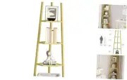 5-Tier Corner Shelf, 59.6” Corner Storage Stand, Floorstanding Dispaly Rack,
