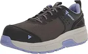 [Bates] Women's Jumpstart Low Fire and Safety Shoe, Grey/Periwinkle, 6