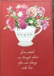 Happy Valentine’s Day, Thought About Often With Love, Greeting Card