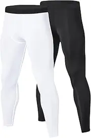 [Towintec] Compression Trousers, Long Men's Functional Underwear, Breathable Running Trousers, Tights, Underpants, Gym Training Trousers, Athletic Sports Trousers for Fitness, Jogging, Cycling, Base