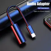 USB C To AUX 3.5mm Audio Headphone Jack Adapter AUX Cable For iPhone 15 Samsung