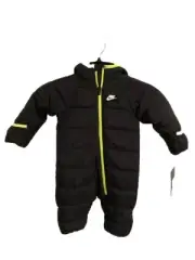 Nike Baby Black Hooded Puffer Snowsuit (6 Months) *NWT*