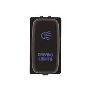 Hulk 4x4 Blue 12V OE RPL Switch Push Button ON/OFF to suit Mitsubishi