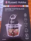 Russell Hobbs RHMFP5BLK Desire Mini Chopper Stainless Steel Australian Plug