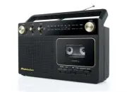 Portable Retro Home Audio Stereo AM/FM Radio & Cassette Player/Recorder with ...