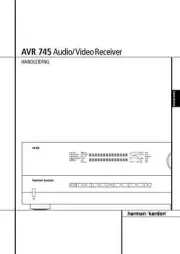 Harman Kardon AVR-745 AV Receiver Owners Manual