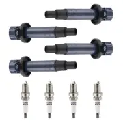 Pack of 4 Ignition Coil + Spark Plugs For Toyota Echo Prius Yaris L4 1.5L UF316 (for: Toyota)