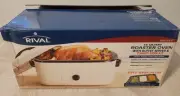 Rival 16 Quart Roaster Turkey Oven With 3 Buffet Server Model RO162~ Brand New