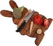 Wood Serving Board | Easter Decor Chopping Board | Kitchen Serving Tray for Fruits, Vegetables, Cheese, Steak, Snacks