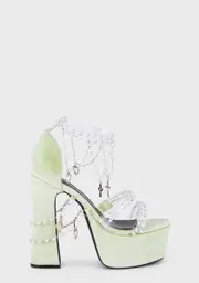 [Sugar Thrillz] Holy Revelation Platform Heels - Mint