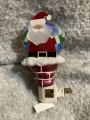 Santa globe night light Bobble Santa Christmas Decor