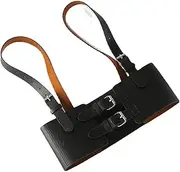 [HAMKVBPR] Women's Leather Harness Ladies Chest Strap Punk Wide Strap Versatile Strap Punk Corset Belt for Cosplay Party