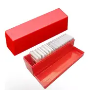 2 New Red Coin Slab Storage Boxes Holding 40 Coin Slabs - Certified PCGS/NGC/PMG