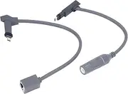 Gen 2 Cable Adapter, Waterproof Cable Replacement Cable Extension for Starlink Gen 2, Cable Cord Rectangular Plug to RJ45 / Dish/Router