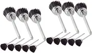 Healvian 2sets Nail Drill Bit Cleaning Brush Brush Cleaner for Nail Art Portable Drill Set 8pcs*2