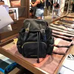 BURBERRY 博柏利 小/中 40759721 RUCKSACK 後背包 雙肩包 黑色/格紋 專櫃