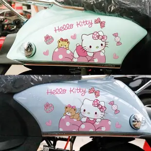 Hello Kitty電單車車身貼   可愛凱蒂貓電動車貼紙   車身裝飾   遮擋劃痕