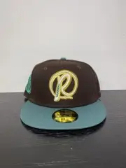 New Era MyFitteds Visalia Rawhide MILB Minor League 59FIFTY Fitted Hat Cap 7 1/2