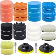 GOH DODD 33 Pieces 4 Inch Buffing Polishing Pads, Car Foam Drill Polishing Pad K