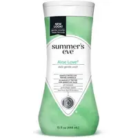 在飛比找森森購物網優惠-美國Summers Eve私蜜潔膚露--蘆薈嫩白(15oz/