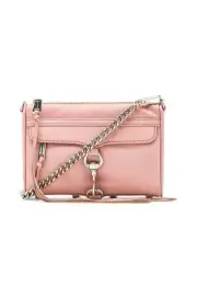 Rebecca Minkoff $195 Mini Mac M.A.C Crossbody Bag Primrose Pink