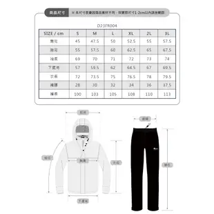 【dodo機能服飾】輕量兩件式雨衣褲-北歐藍 台灣製 國家地理同款 兩截式雨衣 透氣雨衣 時尚 通勤機車族 雨具