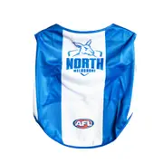 AFL North Melbourne Kangaroos Pet Dog/Puppy Sports Breathable Jersey Clothing S