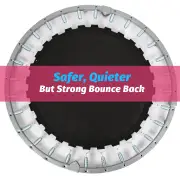 Advwin 36” Mini Trampoline Rebounder Handrail Foldable