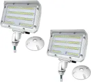 60W LED Flood Light with Knuckle Mount Base, Outdoor Security Floodlights Fixtur