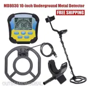 MD8030 10" Underground Metal Detector 4-Mode Treasure Hunter Golden Finder os67