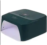 Nail Lamp 48W LED Nail Lamp, High-Value Smart Sensor Nail Dryer Professional Lamp UV LED Nail Light with 4 Timers for Home and Salon Fast Drying (Color : Green)