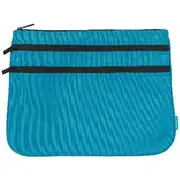 Studymate Recycled Triple Zip Pencil Case Blue