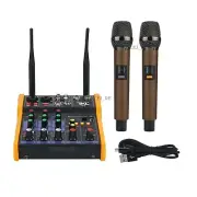 TKL R2 4CH USB Sound Mixer Console Mini Bluetooth Audio Mixer With Microphone