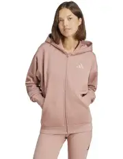 [Adidas] All Szn Fleece Full-Zip Hoodie in Brown