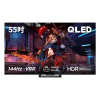 在飛比找momo購物網優惠-【TCL】55型 4K QLED 144Hz Google 