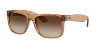 Ray-Ban RB4165F Justin Asian Fit 681413 Men's Sunglasses Brown Size 55