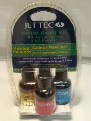 Jet Tec InkJet R 58 Color Refill Kit Hewlett Packard Refill Up To 6 Times New