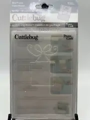 Cuttlebug BOW FRAME Embossing Folder Present Crafts Cards Scrapbooking NEW