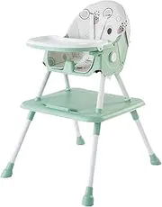 Multifunctional Dining Chair Booster Seat Convertible to Table and Seat Set Desk Study Chair Removable Tray Wipeable Cushion